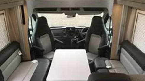 Maverick – Luxury 4 Berth Motorhome (2 lounges, 3 separate sleeping areas)