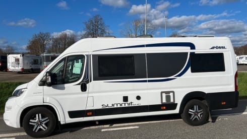 Stijn – Luxury Pössle Bus Camper from 2021 - Including 2 electric bicycles & air conditioning 
