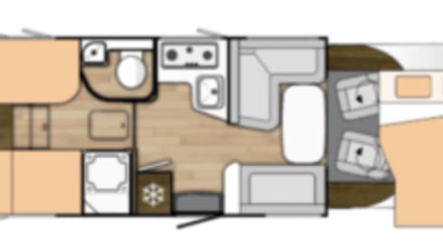 brand new Benimar Cocoon 463 4 persons semi-integrated 2022