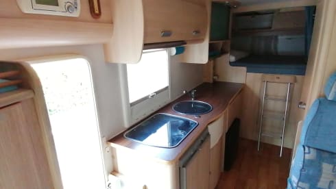 Capitano – The Captain's camper is already ready to leave.