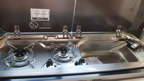 4 berth Ford bus from 2017