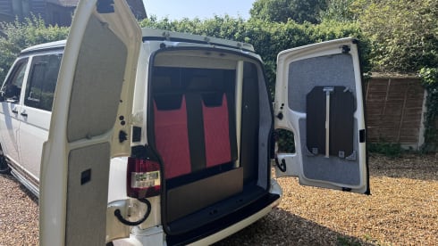 4 berth Volkswagen campervan from 2009