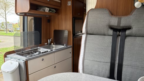 Bus camper with single length beds from 2014
