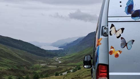 Cozy and compact Peugeot Boxer.