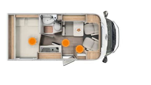 WoMi – Motorhome, semi-integrated Carado