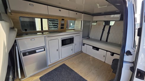 4 berth Volkswagen campervan from 2020