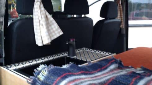 Sally – 2 berth Mercedes self-converted campervan, 2006