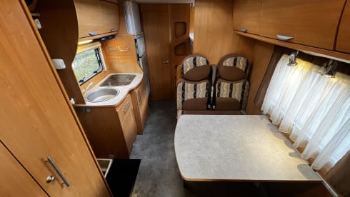 5 person Bavaria alcove camper