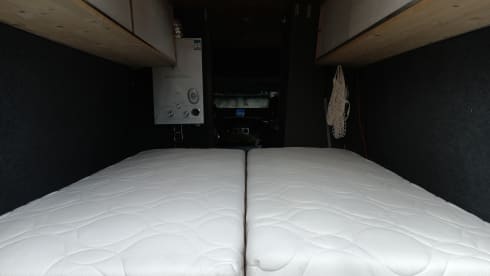 Pino – Winter ready 2 person bus camper + tow bar 