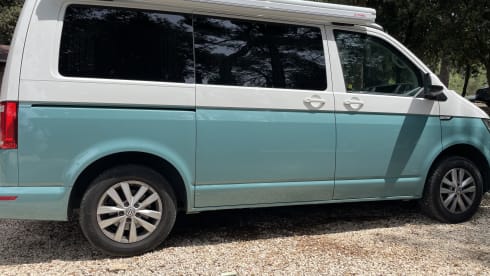 4p Volkswagen campervan uit 2019