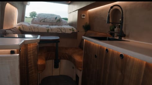2-seater Volkswagen bus from 2018