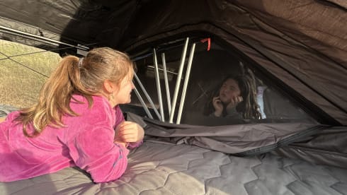 Rooftop party Van  – Happy 4 person Volkswagen party Van.