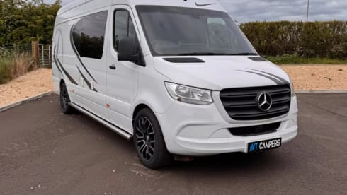 4 berth Mercedes-Benz campervan from 2019
