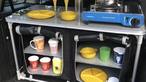 Opel Zafira – Camping pour deux personnes