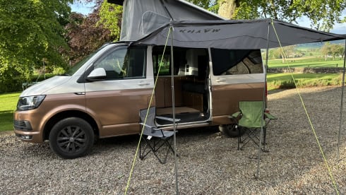 Goldie – Explore with Goldie - Up to 6 Berth VW T6 Campervan