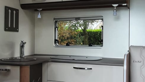 New Bürstner motorhome for 4 people