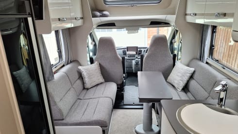 Swift Voyager motorhome (2023) fixed rear bed