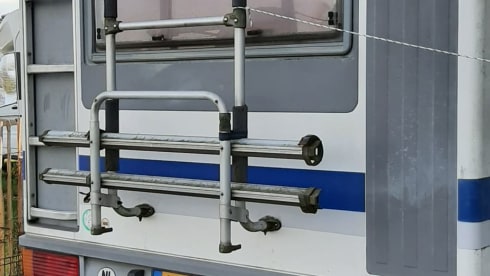 blue bird – 4-person Fiat 280 / Knaus from 1990