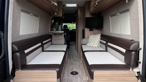 Hamish – 2 berth large campervan 2015 based on Mercedes Sprinter van