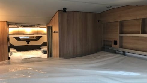 Knaus Sky wave 4p – Knaus Mobil semi-integral 4p from 2022 - air conditioning living area