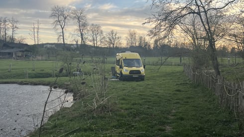 Banana – 2p Ford campervan uit 2018