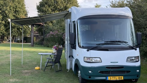 Roby – Our beautiful 3-person Fiat Weinsberg integral camper