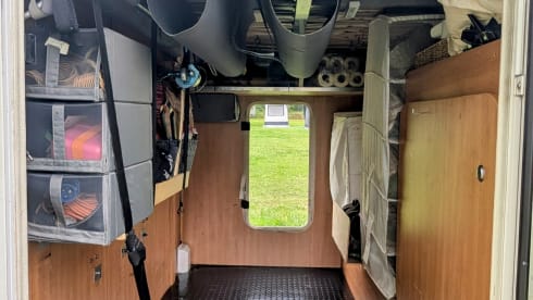 Sfeervolle off-grid gezins alkoof