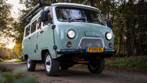 Tough UAZ Bukhanka 4x4 Offroad camper