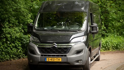 Two-person Citroen self-build camper