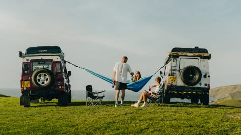 Silver Belle – Land Rover Camper for couples and family's. 4x4 for Wild camping adventure