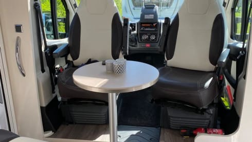 4 person very spacious Chausson camper 2019