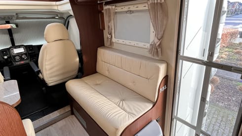 4 person Roller Team semi-integrated camper from 2014