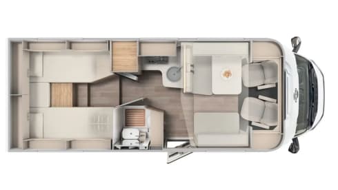 Dusty – New camper (2024) 4-person Carado semi-integrated