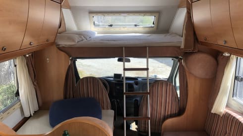 Laika X695 motorhome with garage
