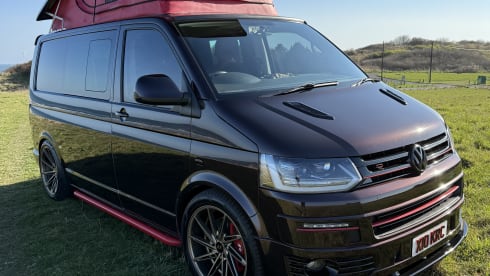 4 berth Volkswagen campervan from 2014