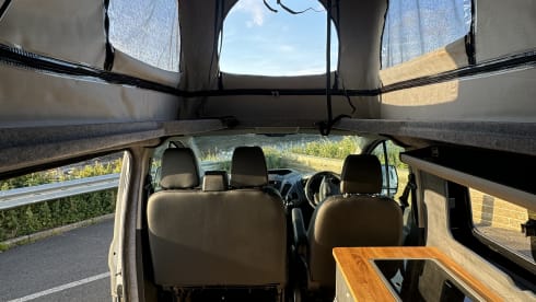Poppy the pop top – 2 berth + 2 Kids Ford camper van 2018