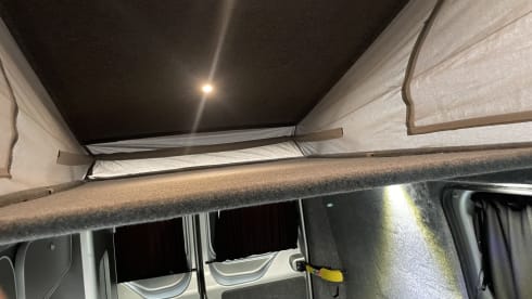 The Fun Bus – 4 berth Ford Transit campervan with Pop-Top