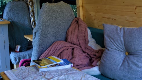 Iris – Quirky campervan designed for couples, families or anyone