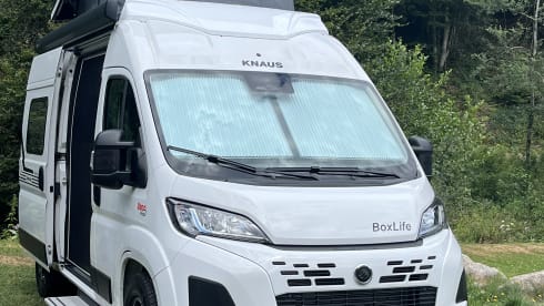 Campervan met pop up daktent – 4p Fiat bus uit 2026