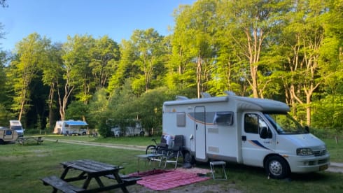 Sunny 🌞 – Fiat Dethleff - Incantevole camper per famiglie da 4 posti 