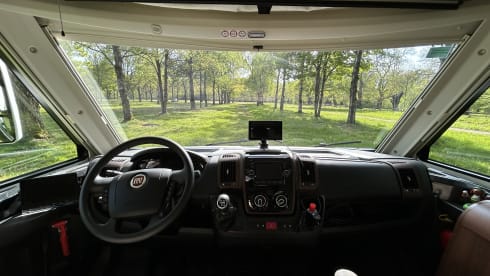 Spacious and move-in ready integrated motorhome for the whole family