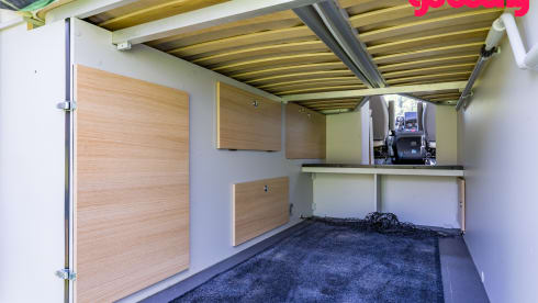 Coopernicus, 2021 – Comfortable 2p Karmann 600, parking air conditioning, length beds, automatic, biker