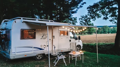 2 to 4 person Bürstner camper for the perfect holiday
