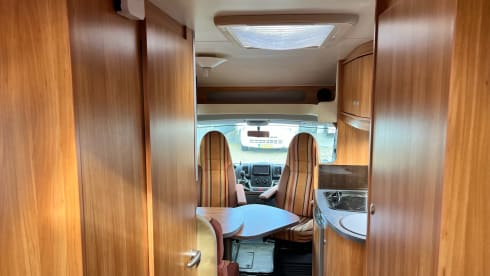Bürstner camper for 2 people