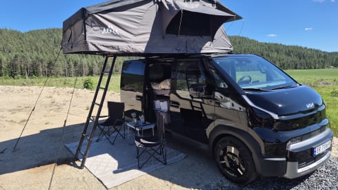 Molly – Electrische Campervan Kia Pv 5.    Inclusief BRANDSTOFKOSTEN(stroom)