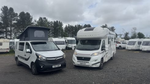 carrie the camper  – modern 6 berth camper 4 belts start your adventure now 