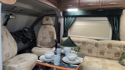 Family Campervan  – 3 berth Fiat campervan from 2007