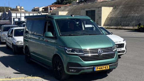 FREE MILEAGE! Travel with this VW California Ocean Bulli T6.1