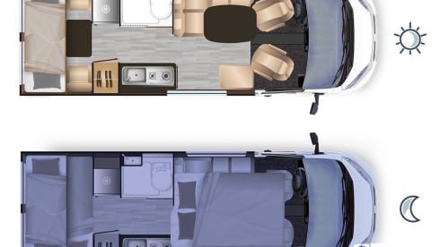 Very rare - Perfect getaway van - No bed set up required