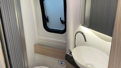 3p Adria Mobil bus from 2021 with fold-down bed